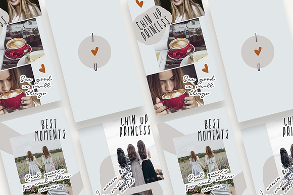 PSD | Friendship Blogger Instagram in Instagram Templates - product preview 1