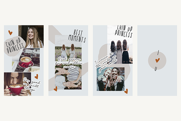 PSD | Friendship Blogger Instagram in Instagram Templates - product preview 3