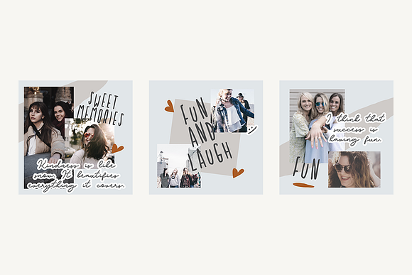 PSD | Friendship Blogger Instagram in Instagram Templates - product preview 6