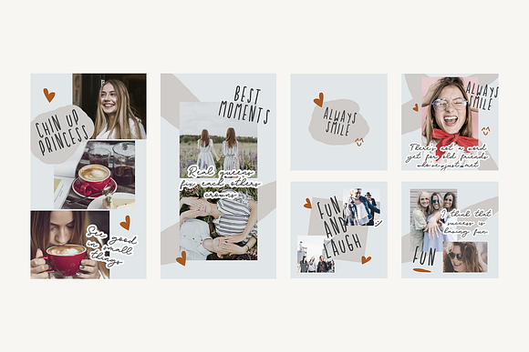 PSD | Friendship Blogger Instagram in Instagram Templates - product preview 8