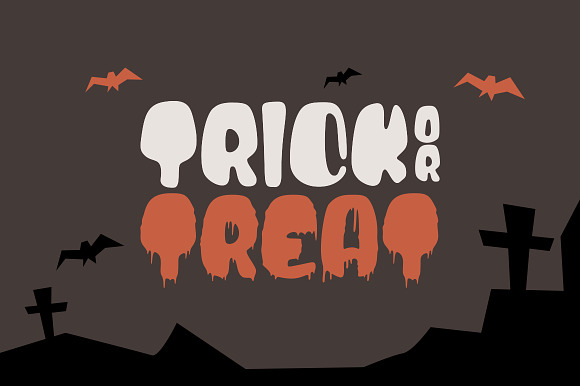 Blood Bold - Fun Halloween Two Fonts in Display Fonts - product preview 2