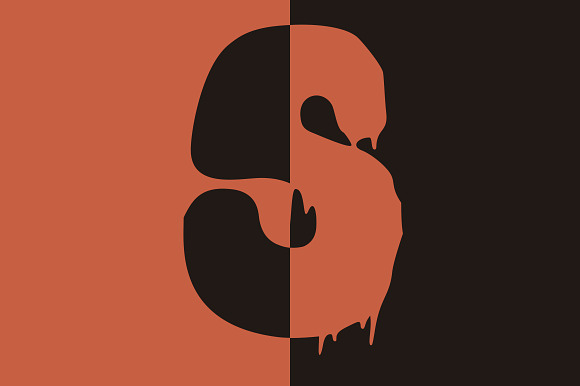 Blood Bold - Fun Halloween Two Fonts in Display Fonts - product preview 3