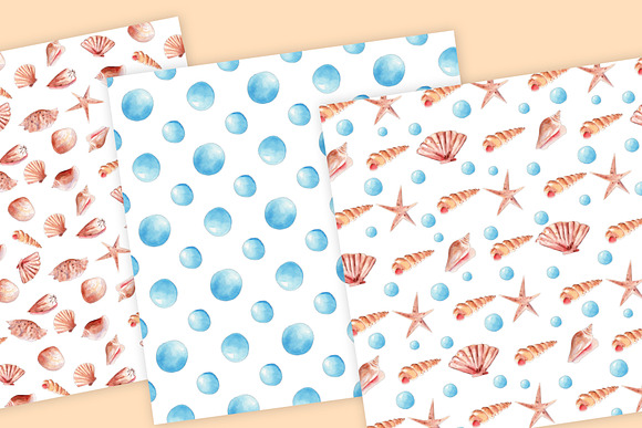 Seashells Clipart Collection in Illustrations - product preview 7