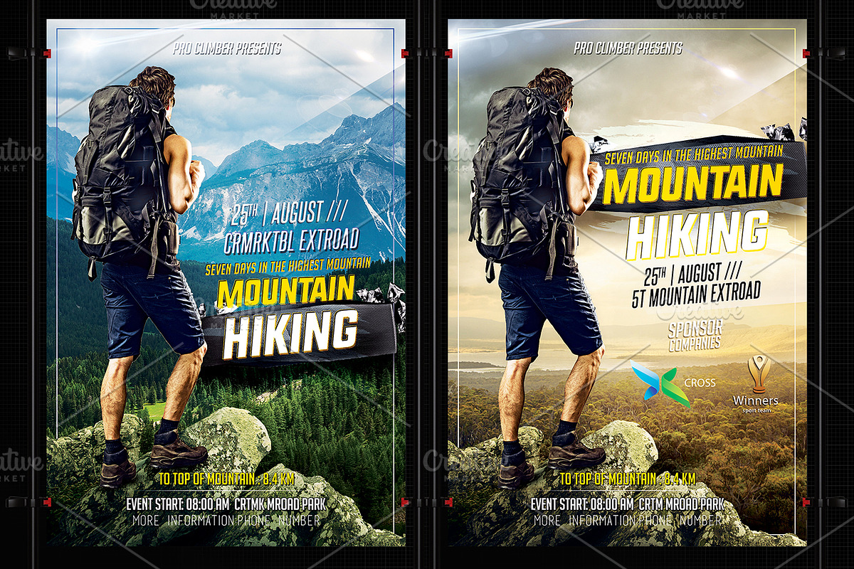 Hiking Flyer in Flyer Templates - product preview 8