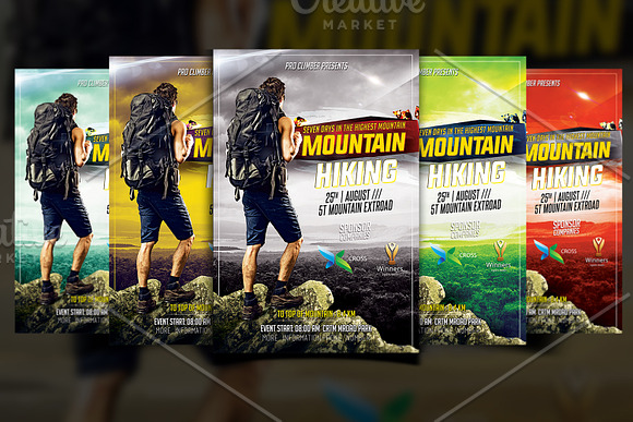Hiking Flyer in Flyer Templates - product preview 3