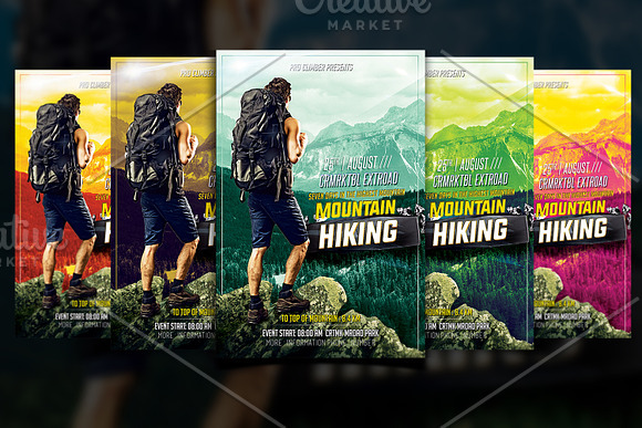 Hiking Flyer in Flyer Templates - product preview 4