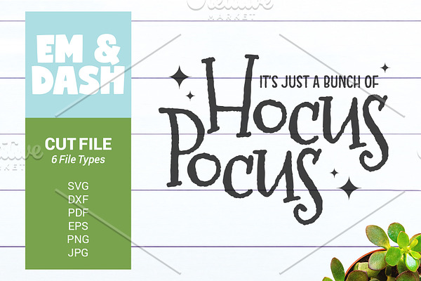 Bunch of Hocus Pocus SVG Cut File