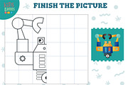 Complete the picture vector