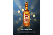 Oktoberfest Poster with Realistic