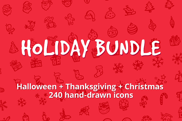 Holiday Bundle in Thanksgiving Icons - product preview 2