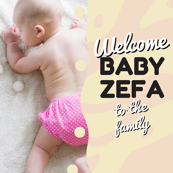 Baby Media Banners in Social Media Templates - product preview 6