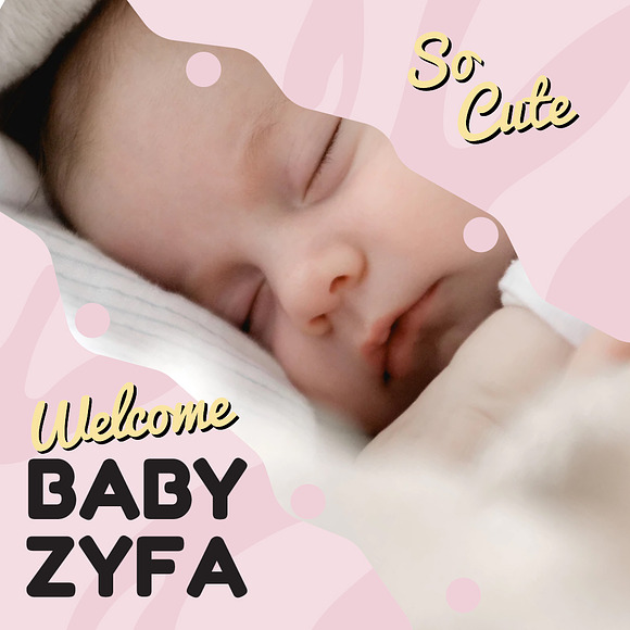 Baby Media Banners in Social Media Templates - product preview 7