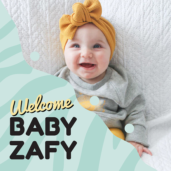 Baby Media Banners in Social Media Templates - product preview 9