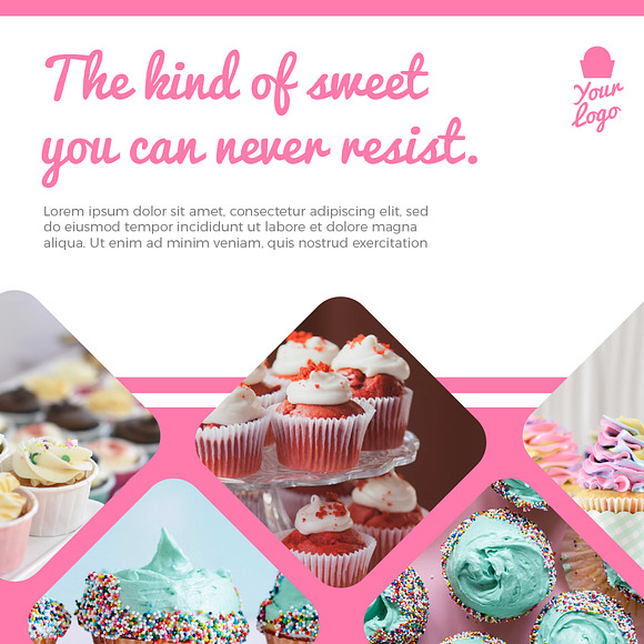 Cupcake Socmed in Social Media Templates - product preview 6