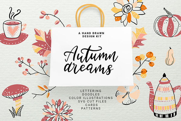 Autumn Dreams - vector design kit
