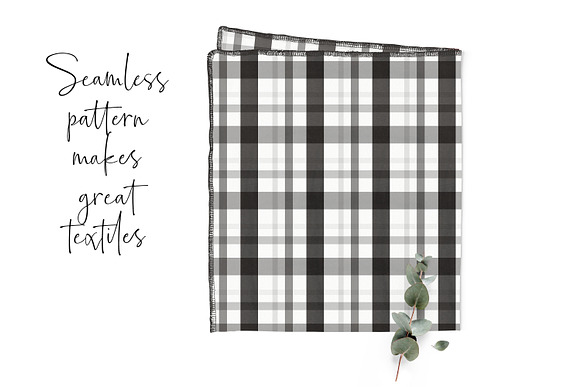 Buffalo Plaid Red black & white in Patterns - product preview 6