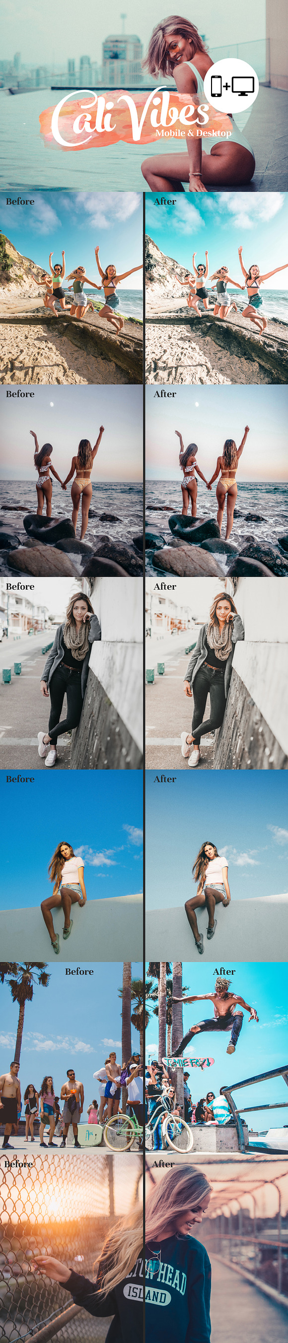 Cali Vibes - Lightroom Presets in Add-Ons - product preview 6