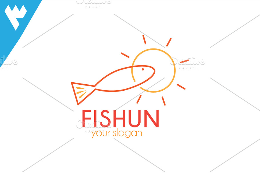 Fish Sun - Restaurant Logo
