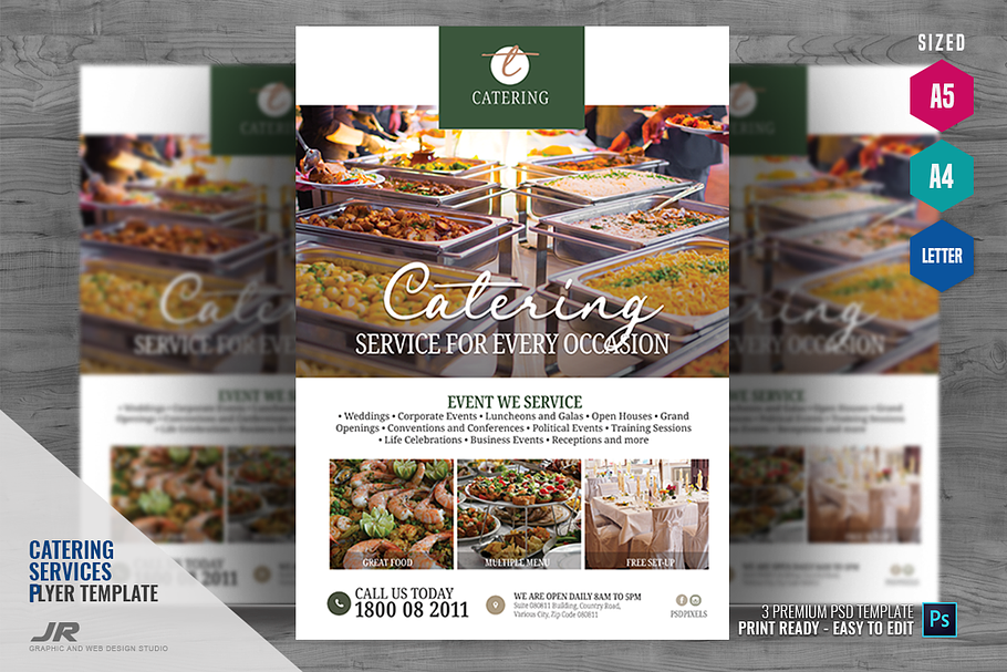 Event Catering Service Flyer