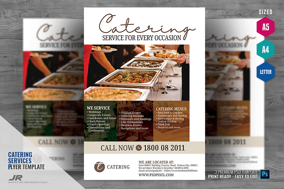 Catering Company Promotional Flyer