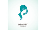 Two vector logo for the beauty salon