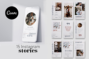 15 Instagram stories Canva template
