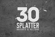 30 Splatter Brushes