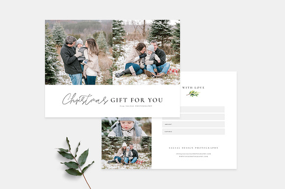 Photographer Gift Certificates GC012 in Card Templates - product preview 3