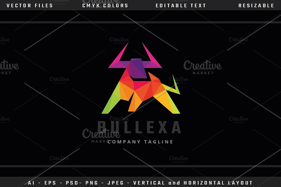 Bullexa Logo in Logo Templates - product preview 8