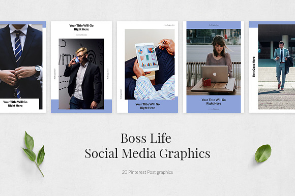 Boss Life Pinterest Posts in Pinterest Templates - product preview 1