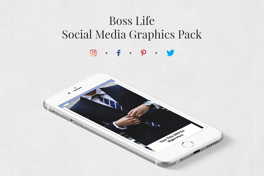 Boss Life Pack in Social Media Templates - product preview 8