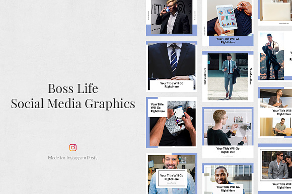 Boss Life Pack in Social Media Templates - product preview 3