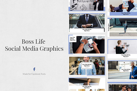 Boss Life Pack in Social Media Templates - product preview 4