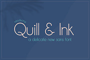 Quill & Ink Sans Font