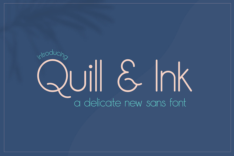 Quill & Ink Sans Font in Sans-Serif Fonts - product preview 8