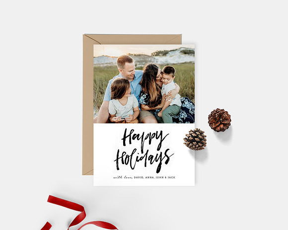 Christmas Card Template CD163 in Card Templates - product preview 3