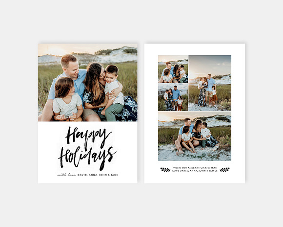 Christmas Card Template CD163 in Card Templates - product preview 4
