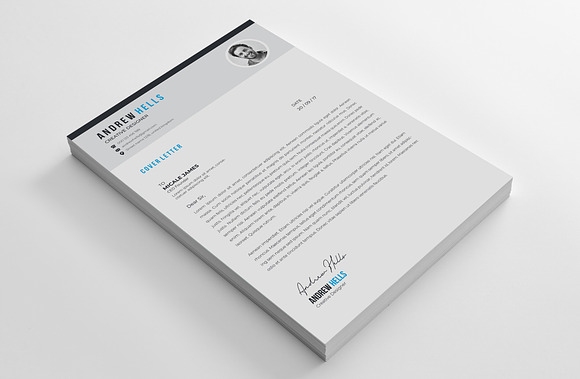 Resume / CV Template in Letter Templates - product preview 5