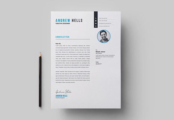 Resume / CV Template in Letter Templates - product preview 4