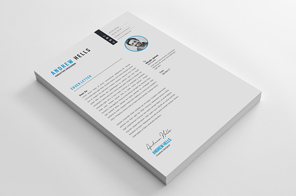 Resume / CV Template in Letter Templates - product preview 5