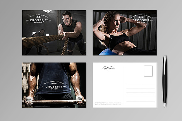 Crossfit Brand Identity Templates in Stationery Templates - product preview 3