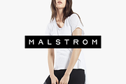 MALSTROM - Minimal Display Typeface
