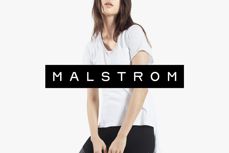 MALSTROM - Minimal Display Typeface in Display Fonts - product preview 8