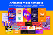 Animated video templates 2.0