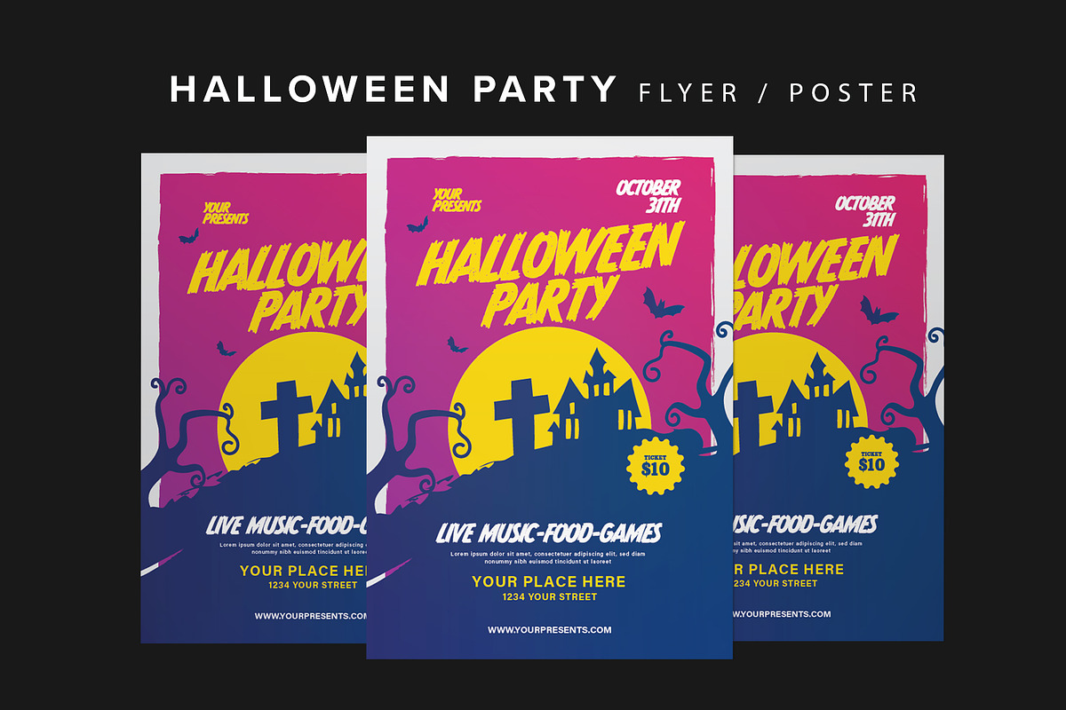 Halloween House Flyer in Flyer Templates - product preview 8