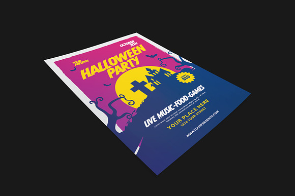 Halloween House Flyer in Flyer Templates - product preview 1