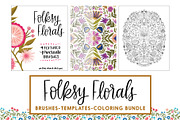 Folksy Florals Design Bundle