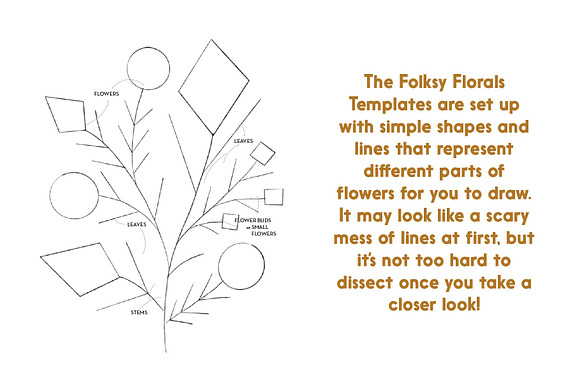 Folksy Florals Design Bundle in Illustrations - product preview 4