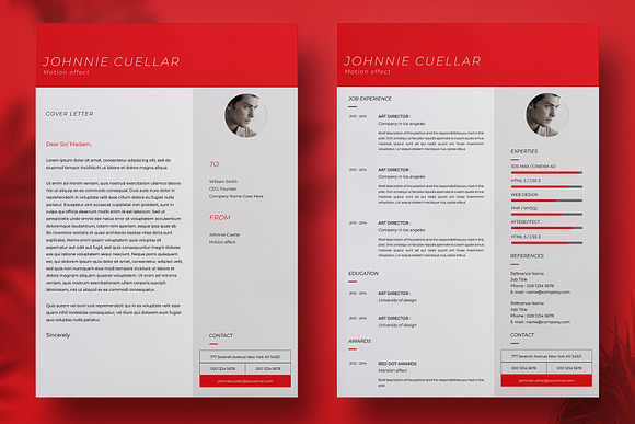 Resume/Cv in Resume Templates - product preview 2