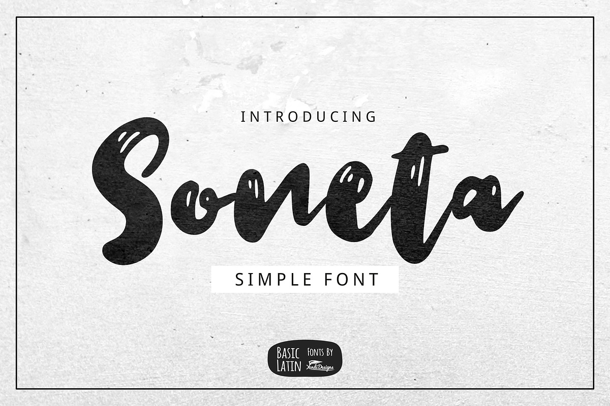 Soneta Font in Script Fonts - product preview 8
